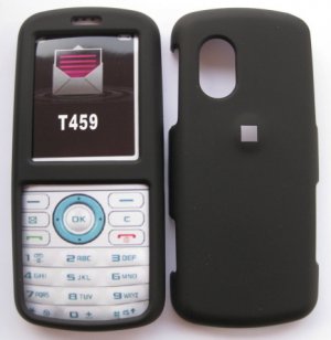 Black Snap On Cover Case for SAMSUNG GRAVITY T459