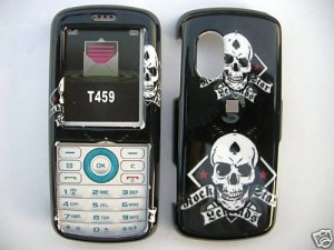 Rockstar Skull Snap On Cover Case for SAMSUNG GRAVITY T459