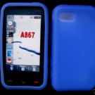Blue Silione Cover Case for Samsung Eternity A867