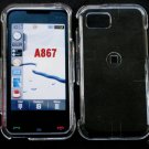 Clear Transparent Snap On Cover Case for Samsung Eternity A867