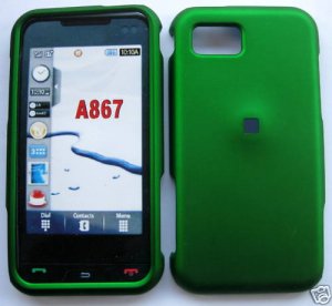 Green Snap On Cover Case for Samsung Eternity A867