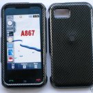 Carbon Fiber Snap On Cover Case for Samsung Eternity A867