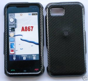 Carbon Fiber Snap On Cover Case for Samsung Eternity A867