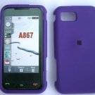 Purple Snap On Cover Case for Samsung Eternity A867