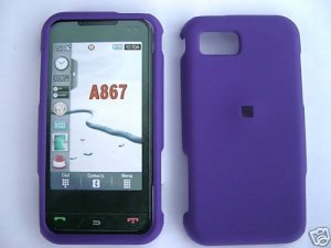 Purple Snap On Cover Case for Samsung Eternity A867