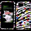 Rainbow Stars Zebra Snap On Cover Case for Samsung Eternity A867