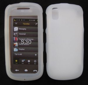 White Clear Silicone Cover Case for SAMSUNG INSTINCT S30