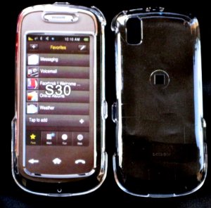 Clear Transparent Snap On Cover Case for SAMSUNG INSTINCT S30