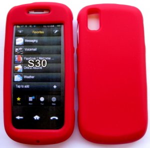 Red Silicone Cover Case for SAMSUNG INSTINCT S30