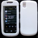 White Silicone Cover Case for SAMSUNG INSTINCT S30