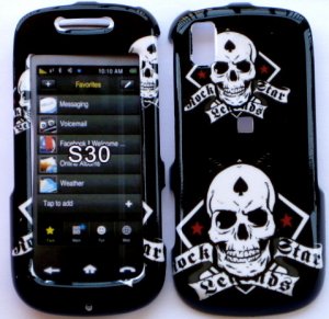 Skull Design Snap On Cover Case for SAMSUNG INSTINCT S30