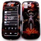 Bike Skull Snap On Cover Case for SAMSUNG INSTINCT S30