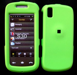Neon Green Snap On Cover Case for SAMSUNG INSTINCT S30