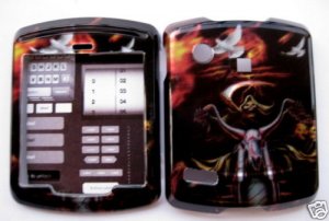 Bike Skull Snap On Cover Case for Motorola Hint QA30