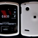 White Snap On Cover Case for Motorola Hint QA30