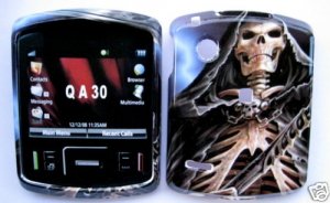 Skull Hard Snap On Cover Case for Motorola Hint QA30