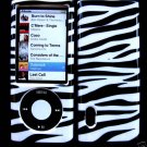 Zebra Snap On Cover Case for Apple iPod Nano 5 5th Gen