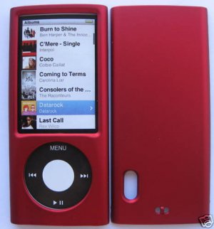 Red Snap On Cover Case for Apple iPod Nano 5 5th Gen
