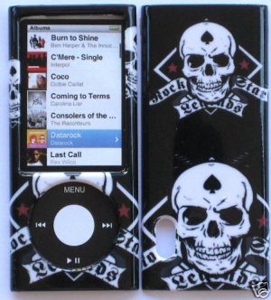 Skull Design Snap On Cover Case for Apple iPod Nano 5 5th Gen