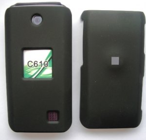 Black Snap On Cover Case for PANTECH C610