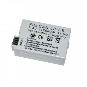 LP-E8 LPE8 Li-Ion Equivalent Battery for Canon EOS Rebel 550D T2i Kiss X4