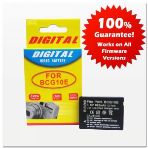 Li-ion Rechargeable Battery for Panasonic DMW-BCG10 BCG10E BCG10PP (For All Firmware Versions)