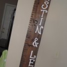 RULER GROWTH CHART "Jewelz Scroll" Font