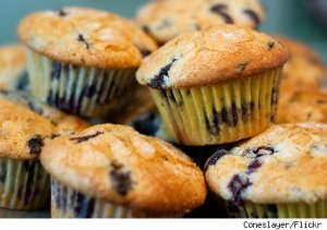 Blueberry muffin bar
