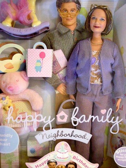 grandma happy family barbie doll