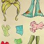 Lil Bratz Funky Fashion Paper Dolls New!