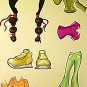 Lil Bratz Funky Fashion Paper Dolls New!