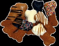 Peanut Butter Decorated Bones Regular Size