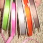 YAMA - 3/8" GROSGRAIN RIBBON - PARTIALLY USED GRAB BAG MIXED COLORS