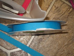5/8" - Solid - Grosgrain Ribbon - Aqua - 5 yards