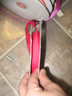 5/8" - Solid - Grosgrain Ribbon - Dark Rose - 5 yards