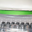 3/8" GROSGRAIN RIBBON - APPLE GREEN -  5 yards