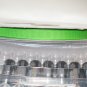 3/8" GROSGRAIN RIBBON - APPLE GREEN -  5 yards