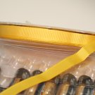 3/8" GROSGRAIN RIBBON - YELLOW GOLD -  5 yards