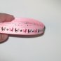 3/8" - Paris Bird  - Grosgrain Ribbon - Pink - 5 yards