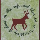 Reindeer card - Set of 6