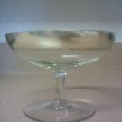Glass & Sterling Silver Candy Dish