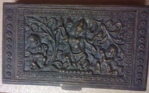Antique Brass Rectangular Box