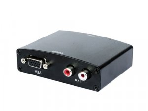 HDMI To VGA Converter Box - Video + Stereo R/L Conversion