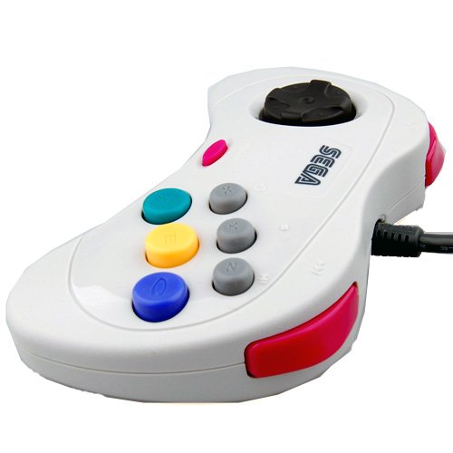 Sega Saturn Controller USB For PC / PS3 / Mac - White - Genuine ...