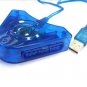 Dual PS2 Controller To USB Adapter / Converter Cable / Cord - For PS3 / PC / Playstation 3