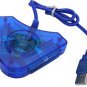 Dual PS2 Controller To USB Adapter / Converter Cable / Cord - For PS3 / PC / Playstation 3
