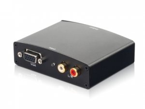 VGA + RCA Audio (L/R) To HDMI Converter / Adapter Box