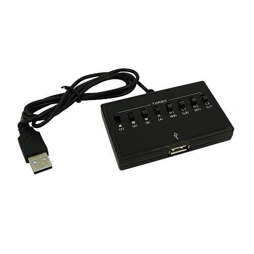 USB Adapter For Xbox 360® Controller to PS3 With Rapid Fire