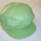 NewsBoy Women's Hat,Light Green, Leather, Size Medium