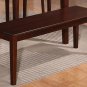 5PC CAPRI KITCHEN SET TABLE with 4 FAUX LEATHER SEAT CHAIRS IN MAHOGANY, SKU: C5S-MAH-LC